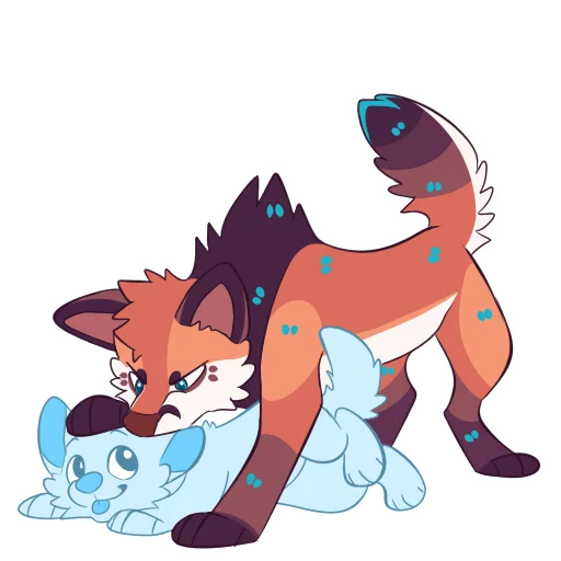 🔝 Стикер «Wilde Fox» для Telegram