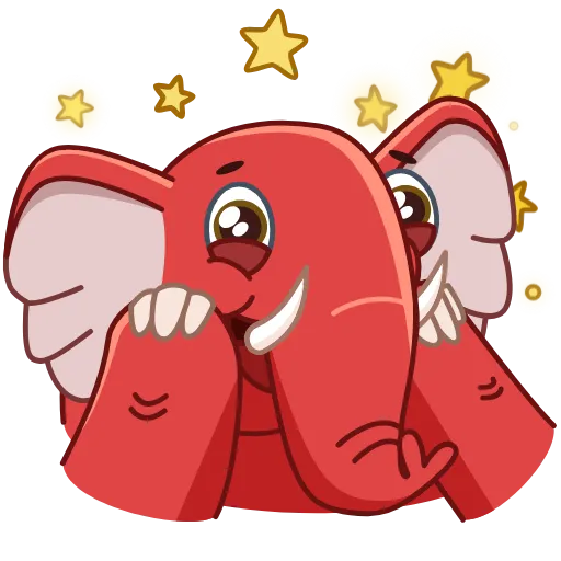 🤩 Стикер «Elefun» для Telegram