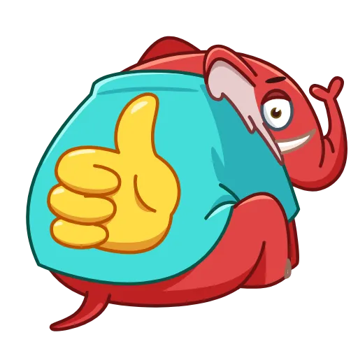 👍 Стикер «Elefun» для Telegram