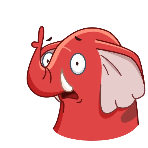 😧 Стикер «Elefun» для Telegram