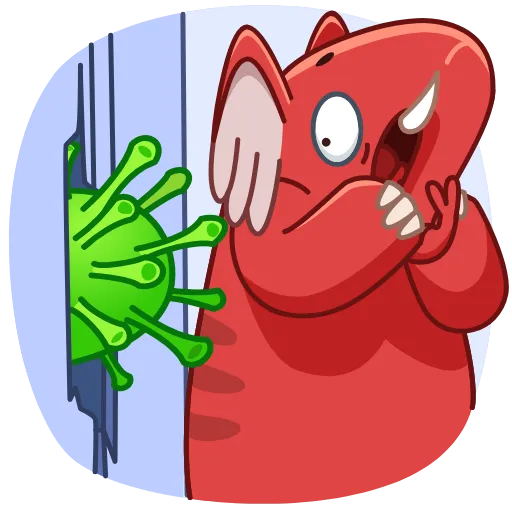 🦠 Стикер «Elefun» для Telegram