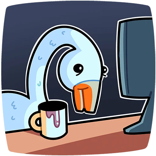 👨‍💻 Стикер «Дикие гуси Без Текста» для Telegram