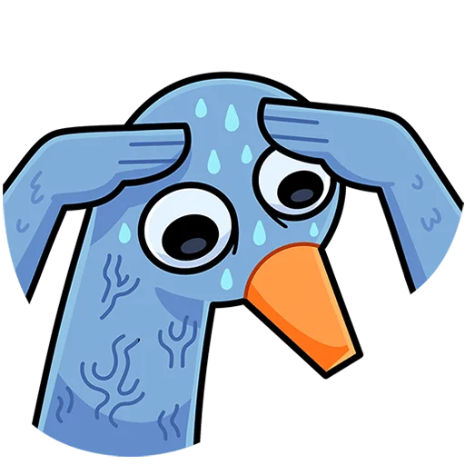 🥵 Стикер «Дикие гуси Без Текста» для Telegram