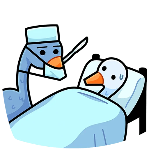 👨‍⚕️ Стикер «Дикие гуси Без Текста» для Telegram