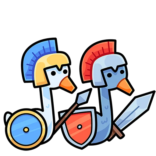⚔️ Стикер «Дикие гуси Без Текста» для Telegram