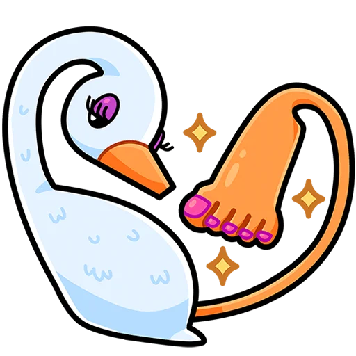 💅 Стикер «Дикие гуси Без Текста» для Telegram