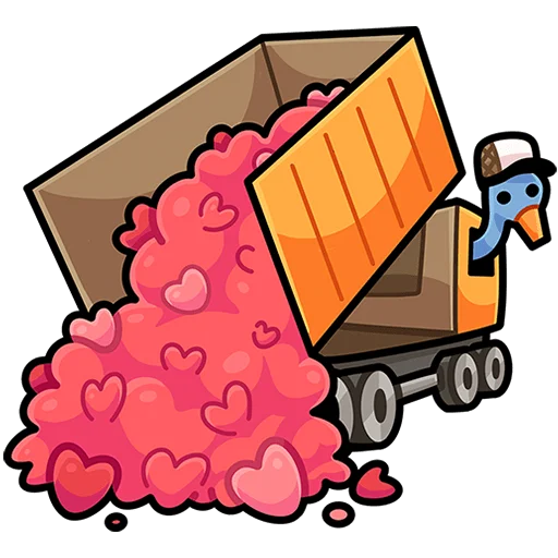 💕 Стикер «Дикие гуси Без Текста» для Telegram