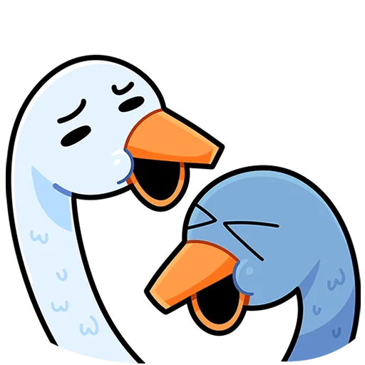 😆 Стикер «Дикие гуси Без Текста» для Telegram