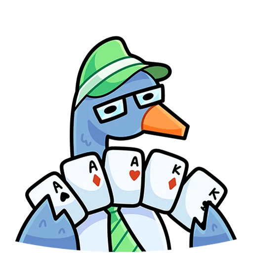 🃏 Стикер «Дикие гуси Без Текста» для Telegram