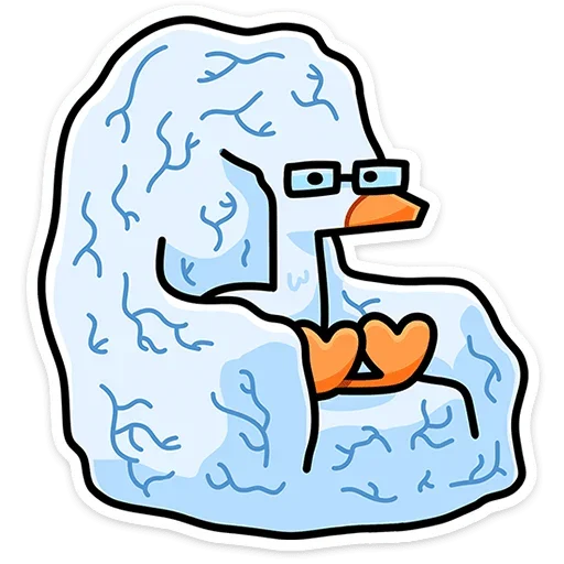 🤓 Стикер «Дикие гуси» для Telegram