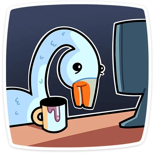 👨‍💻 Стикер «Дикие гуси» для Telegram