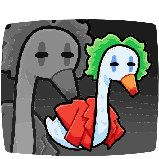 🤡 Эмодзи «Дикие гуси» для Telegram