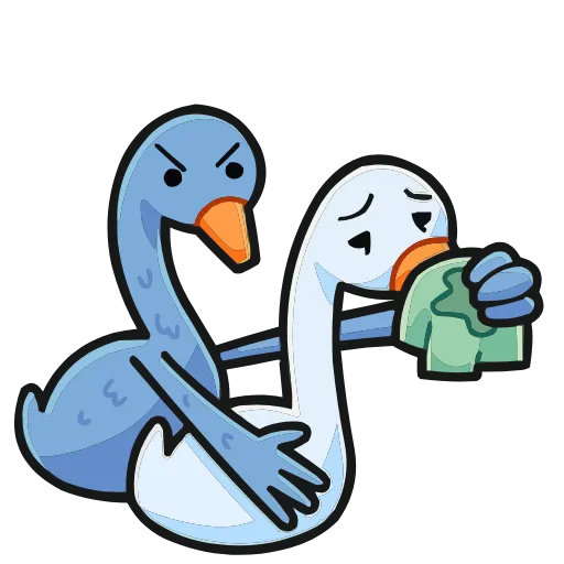 🤗 Эмодзи «Дикие гуси» для Telegram