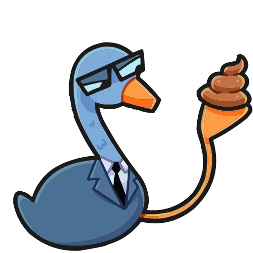 💩 Эмодзи «Дикие гуси» для Telegram