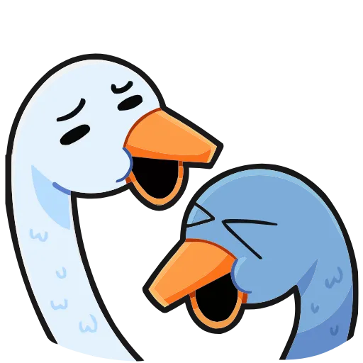 😆 Эмодзи «Дикие гуси» для Telegram