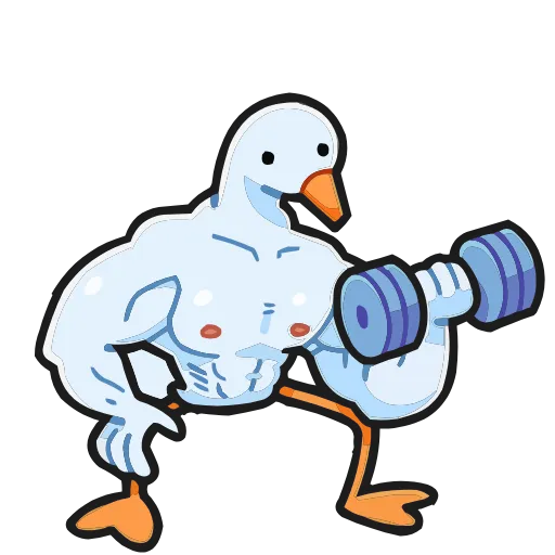 💪 Эмодзи «Дикие гуси» для Telegram