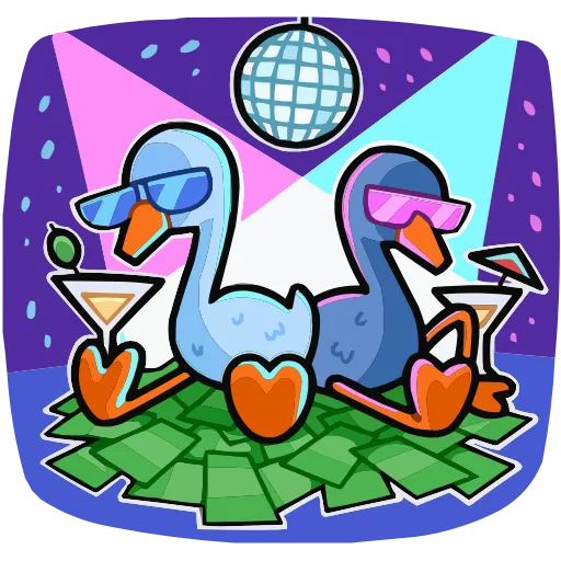 🪩 Эмодзи «Дикие гуси» для Telegram