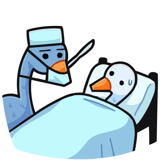 👨‍⚕️ Эмодзи «Дикие гуси» для Telegram