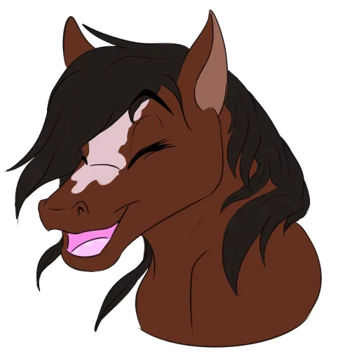 🙁 Стикер «Wild Horse and Dog» для Telegram