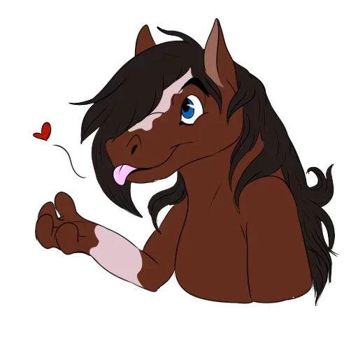 😡 Стикер «Wild Horse and Dog» для Telegram