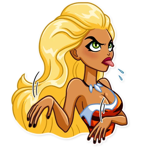 🙄 Стикер «Wild Woman» для Telegram