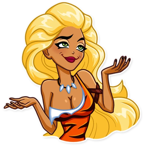 🤷‍♀️ Стикер «Wild Woman» для Telegram