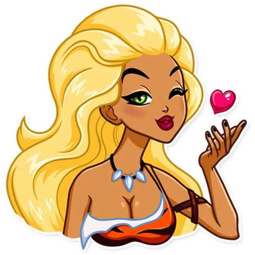 😘 Стикер «Wild Woman» для Telegram