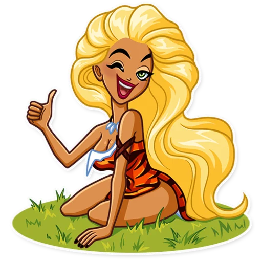 👍 Стикер «Wild Woman» для Telegram