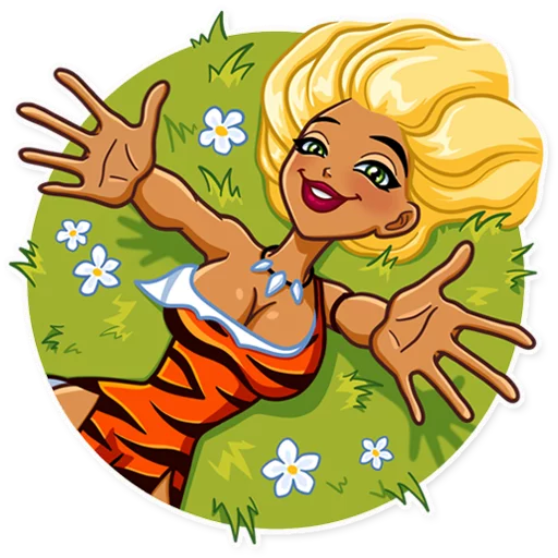 🤗 Стикер «Wild Woman» для Telegram