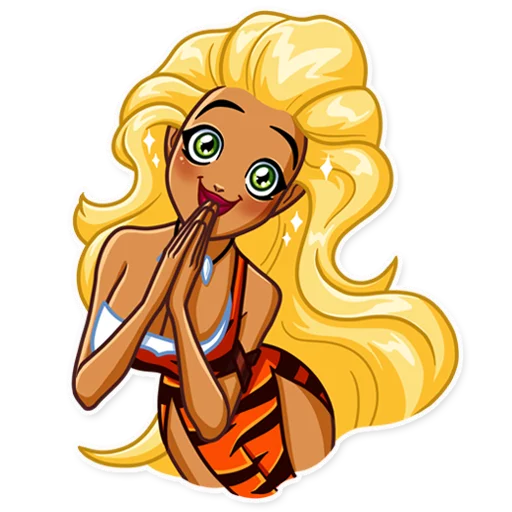 🙏 Стикер «Wild Woman» для Telegram