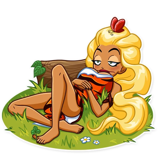 😑 Стикер «Wild Woman» для Telegram