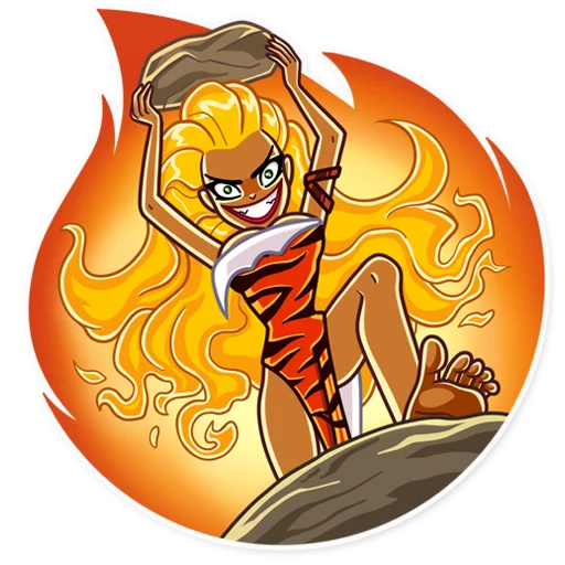 😡 Стикер «Wild Woman» для Telegram