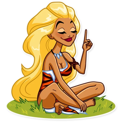 ☝️ Стикер «Wild Woman» для Telegram