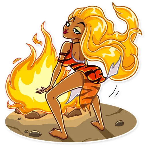 🔥 Стикер «Wild Woman» для Telegram