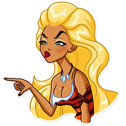 👈 Стикер «Wild Woman» для Telegram