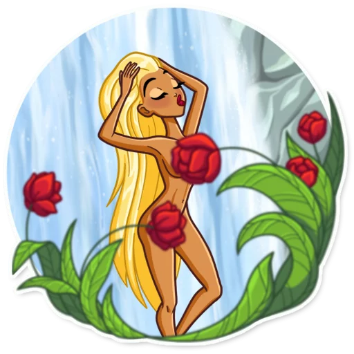 🚿 Стикер «Wild Woman» для Telegram