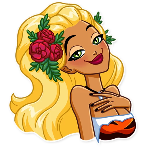 😊 Стикер «Wild Woman» для Telegram
