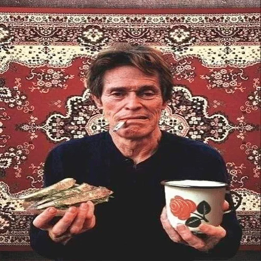 ❤️ Стикер «Уиллем Дефо» для Telegram