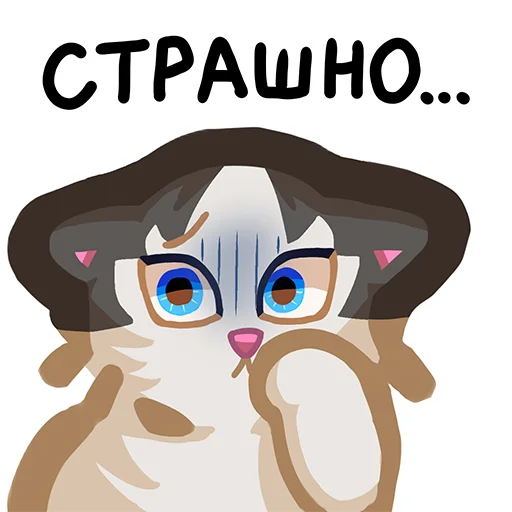 🙀 Стикер «Вилли кот» для Telegram