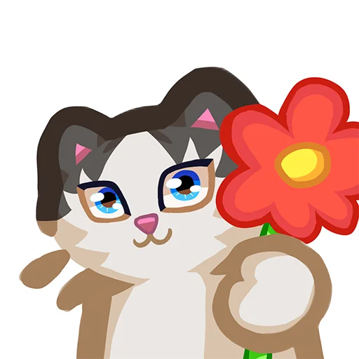 🌹 Стикер «Вилли кот» для Telegram
