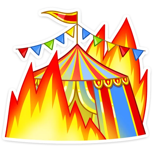 🎪 Стикер «Виля» для Telegram