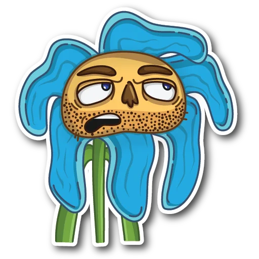 Стикерпак WillyFlower для Telegram