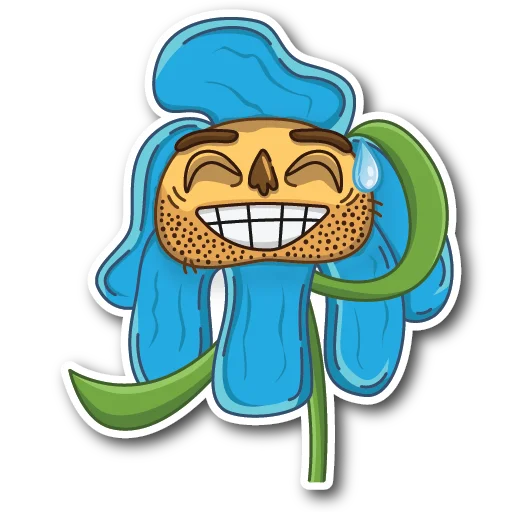 😅 Стикер «WillyFlower» для Telegram