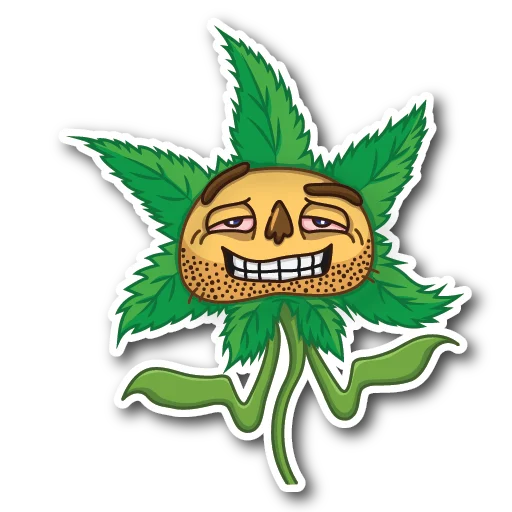 🤙 Стикер «WillyFlower» для Telegram