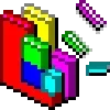 Стикер 50 Windows 95 Icons