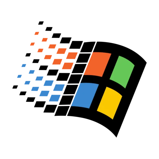 😑 Стикер «Иконки Windows 1985-н.в.» для Telegram