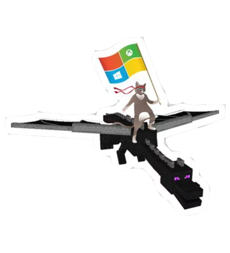 🐉 Стикер «Windows Insider NinjaCat» для Telegram