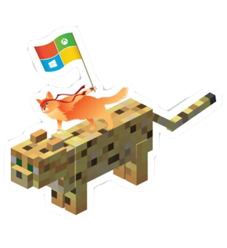 🐅 Стикер «Windows Insider NinjaCat» для Telegram