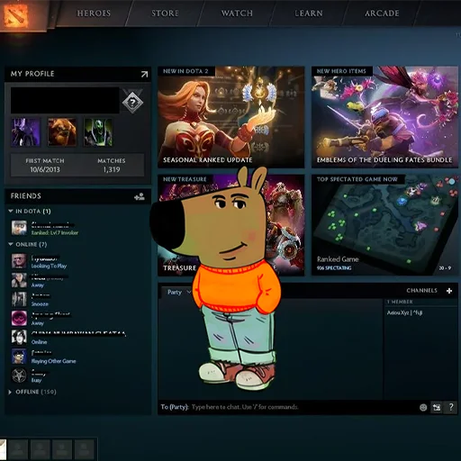 😁 Стикер «esports chill guy» для Telegram