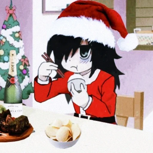 ❄️ Стикер «Winter Anime» для Telegram